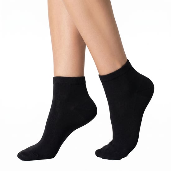 Pro Socks 6er-Pack Bambus-Sneakersocken für Damen, Low-Cut, Modell S20800 - Schwarz - Image 2
