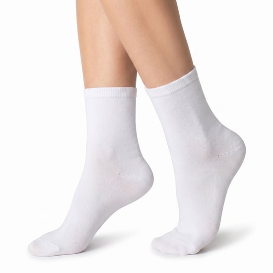6 Paar Frauen Baumwoll Socken bis zur Wade S25609 - Image 2
