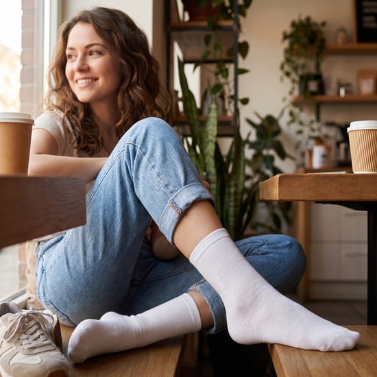 6 Paar Frauen Baumwoll Socken bis zur Wade S25609 - Image 5