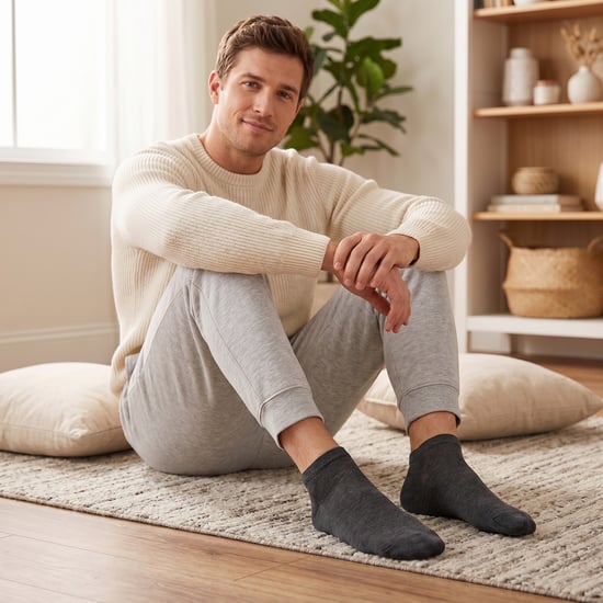 Pro Socks 6er-Pack nahtlose Herren-Kurzsocken Modell S9101 - Mehrfarbig - Image 5