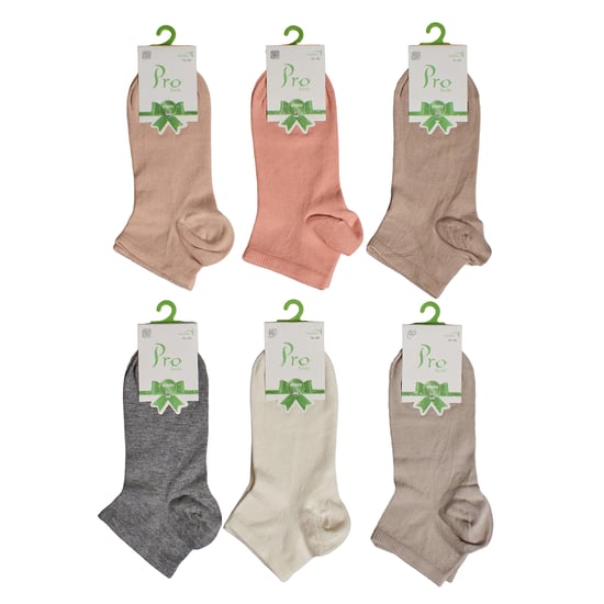 6 Paar Damen Bambus Kurzsocken S20800 - Image 6