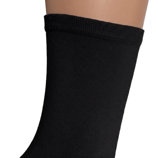 6 Paar Damen Baumwoll-Mittelkniestrümpfe S25609 - Image 3