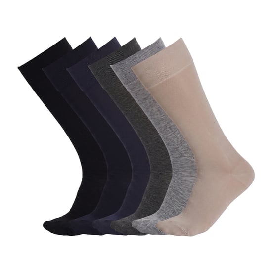 6 Paar Herren Executive Hochschnitt Nahtlose Socken S17013 - Image 1