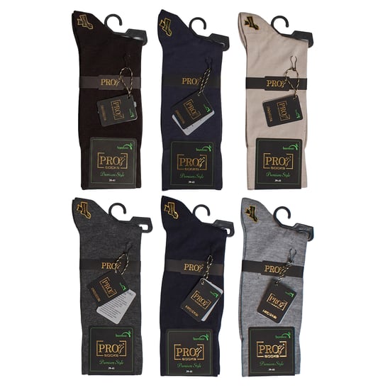 6 Paar Herren Executive Hochschnitt Nahtlose Socken S17013 - Image 6