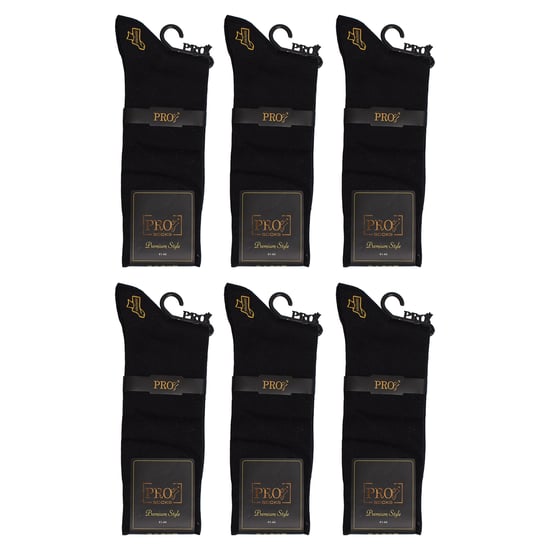 6 Paar Herren Exklusive Baumwoll Hohe Nahtlose Socken S15100 - Image 6