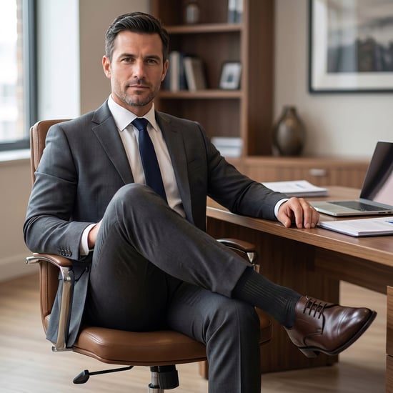 6 Paar Herren Executive Hohe Socken nahtlos S17176 - Image 5