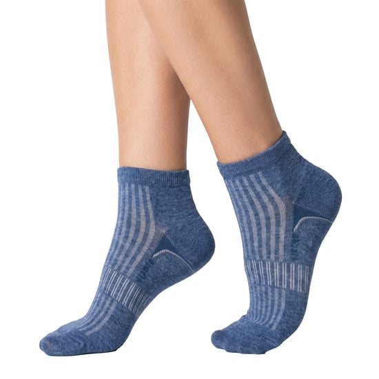 6 Paar Damen Baumwolle Low-Cut Socken S20909 - Image 2