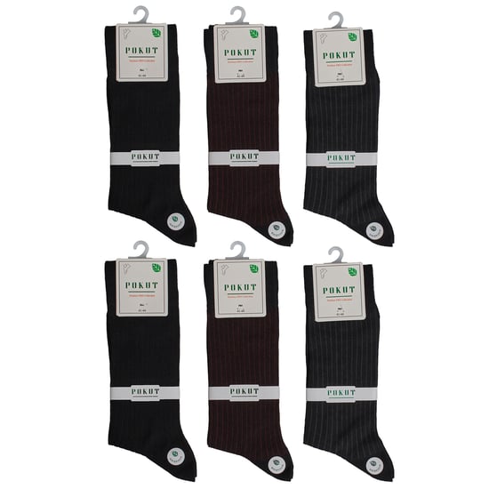 6 Paar Herren Exklusive Hochschnitt nahtlose Socken S9802 - Image 6