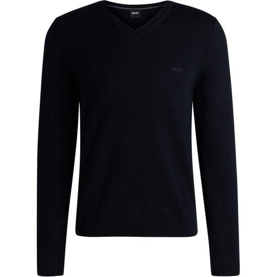 Boss - "Batisse" Pullover Top V-Ausschnitt für Herren (Dunkelblau) - Image 1