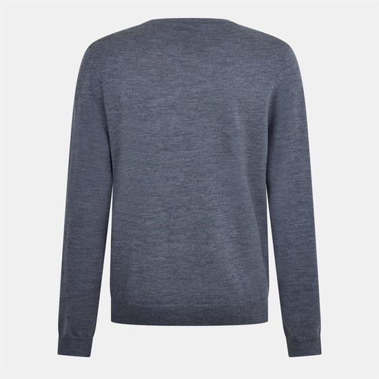 Boss - "Batisse" Pullover Top V-Ausschnitt für Herren (Mittelgrau) - Image 2