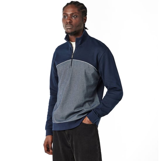 Boss - Sweatshirt für Herren, mit kurzem Reißverschluss (Dunkelblau) - Image 1