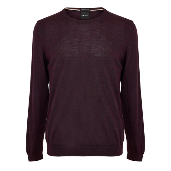 Hugo Boss - "Leno-P" Pullover für Herren (Weinrot) - Image 1