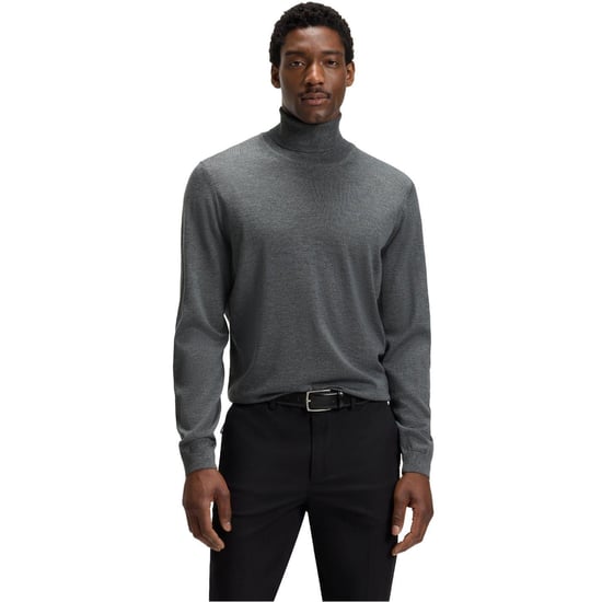 Boss - "Musso-P" Pullover für Herren (Mittelgrau) - Image 1