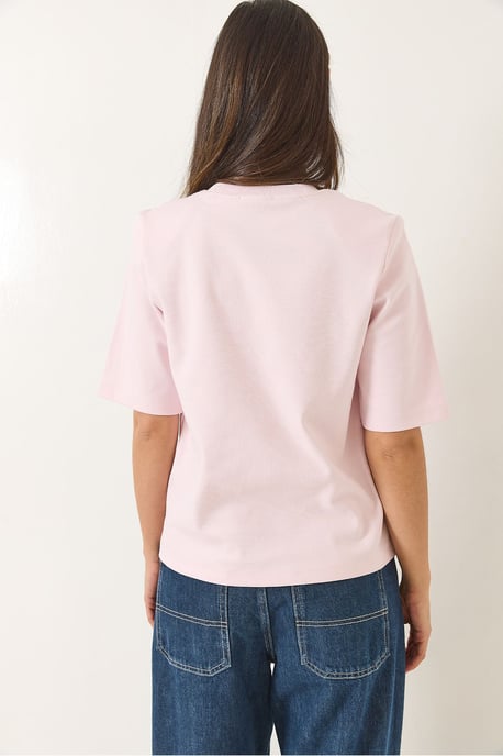 Gepolstertes Rundhals-T-Shirt - Image 6