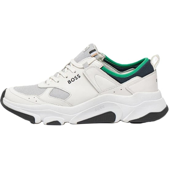 Hugo Boss - Herren Sneaker "Asher", Leder (Weiß) - Image 2