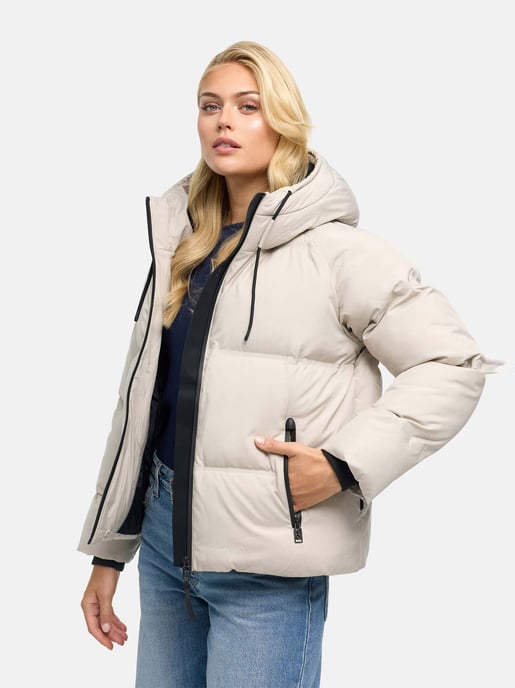 Navahoo Damen Winterjacke Petit-Puffy im Oversize-Look - Image 6