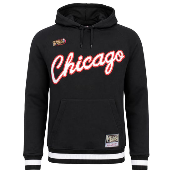 Mitchell & Ness NBA Chicago Bulls Gametime Herren Schwarz Hoodie - Image 1