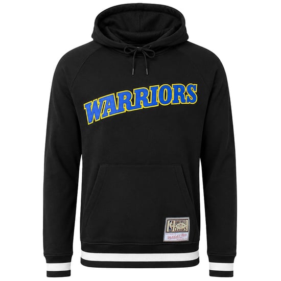 Mitchell & Ness NBA Golden State Warriors Gametime Herren Schwarz Hoodie - Image 2