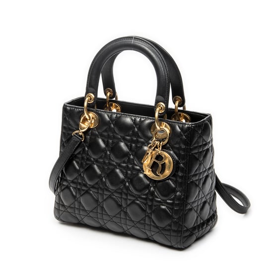 Medium Lady Dior Zip Schultertasche - Image 2
