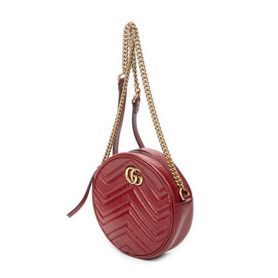 GG Marmont Chain Round Crossbody   Schultertasche - Image 2