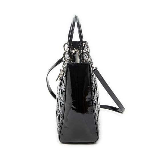 Large Lady Dior Zip   Schultertasche - Image 3