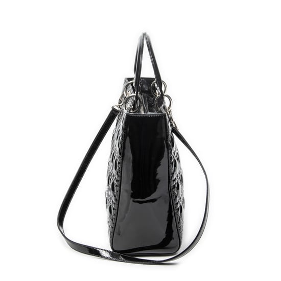 Large Lady Dior Zip   Schultertasche - Image 4