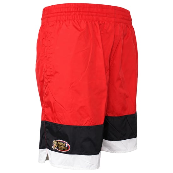 Mitchell & Ness NBA Chicago Bulls Gestreifte Herren Rote Shorts - Image 2