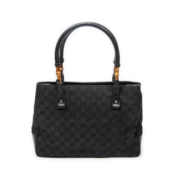 Square Bamboo Classic Tote Schultertasche - Image 1