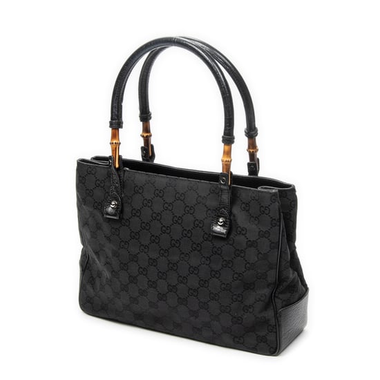 Square Bamboo Classic Tote Schultertasche - Image 2