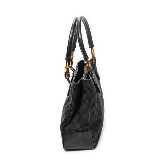 Square Bamboo Classic Tote Schultertasche - Image 4