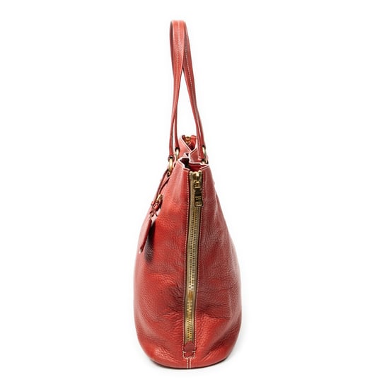 Large Side Zip Tote Schultertasche - Image 3