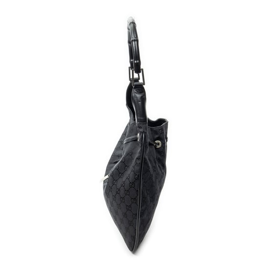 Bamboo Drawstring Tote Schultertasche - Image 3