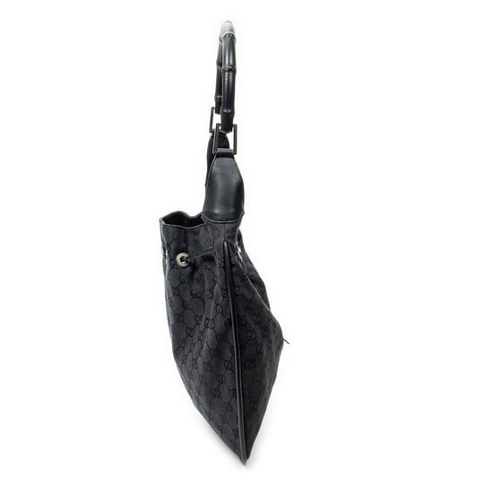 Bamboo Drawstring Tote Schultertasche - Image 4