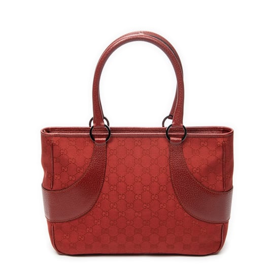 Jacquard Tote Schultertasche - Image 1