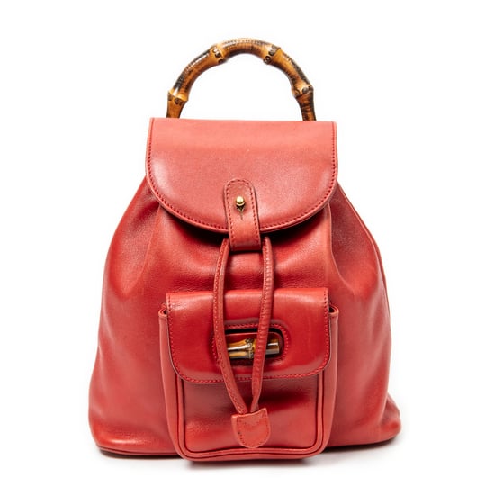 Mini Bamboo Backpack Rucksack - Image 1