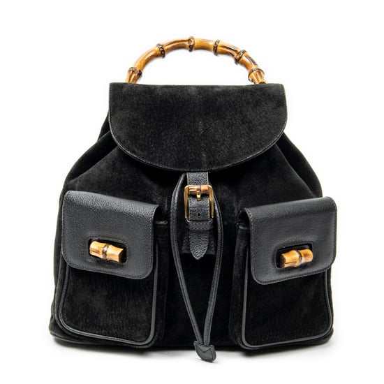 Large Bamboo Backpack Rucksack - Image 1