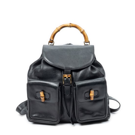 Large Bamboo Backpack Rucksack - Image 1