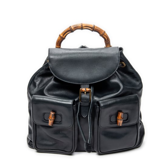 Large Bamboo Backpack Rucksack - Image 1