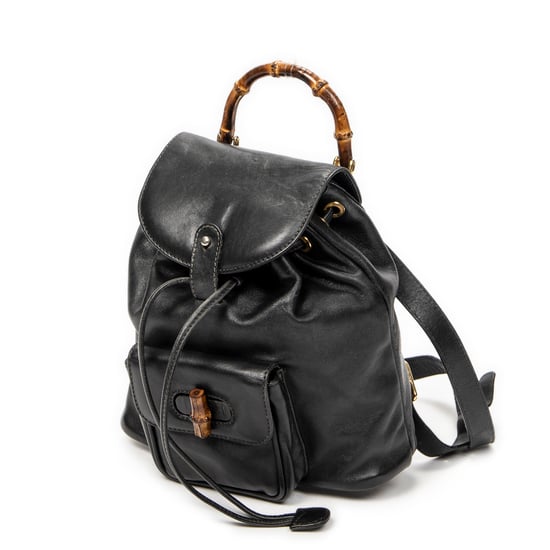 Mini Bamboo Backpack   Rucksack - Image 2