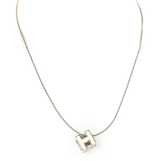 H Cube Pendant Necklace Halskette - Image 1