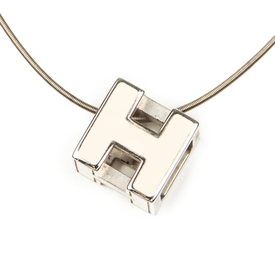 H Cube Pendant Necklace Halskette - Image 6