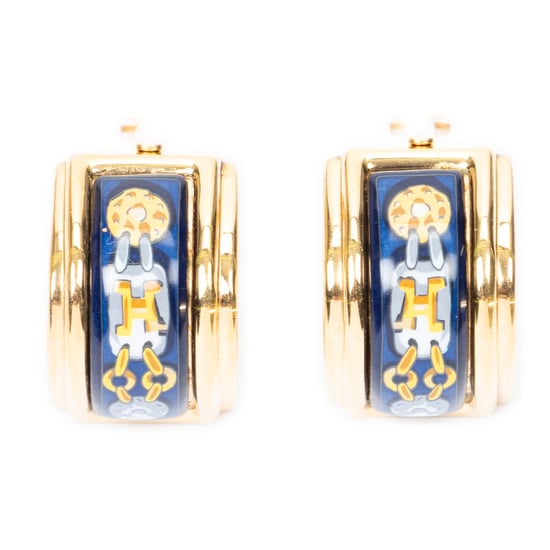 Enamel Clip On Earrings Armband - Image 1