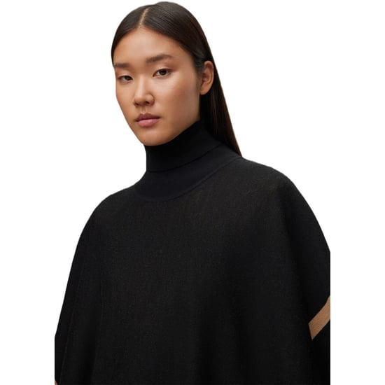 Boss - "Lia" Poncho für Damen (Schwarz) - Image 1