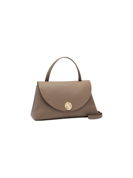Coccinelle Top Handle Tasche Warm Taupe/Rosette - Image 2