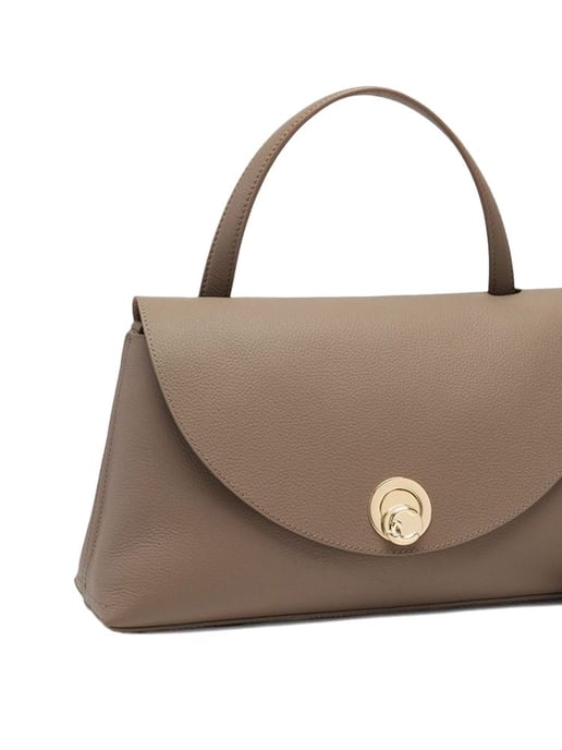 Coccinelle Top Handle Tasche Warm Taupe/Rosette - Image 4