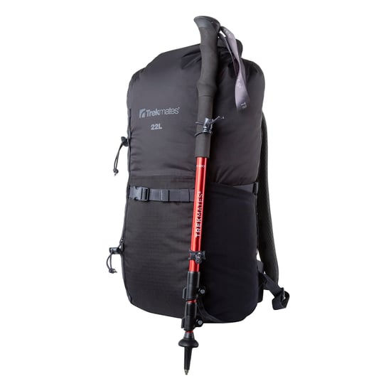 Einzelne verstellbare Aluminium-Wanderstock mit Hebelsicherung 145 cm - Image 5