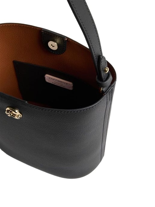 Coccinelle Bucket Bag Schwarz/Kognak - Image 2
