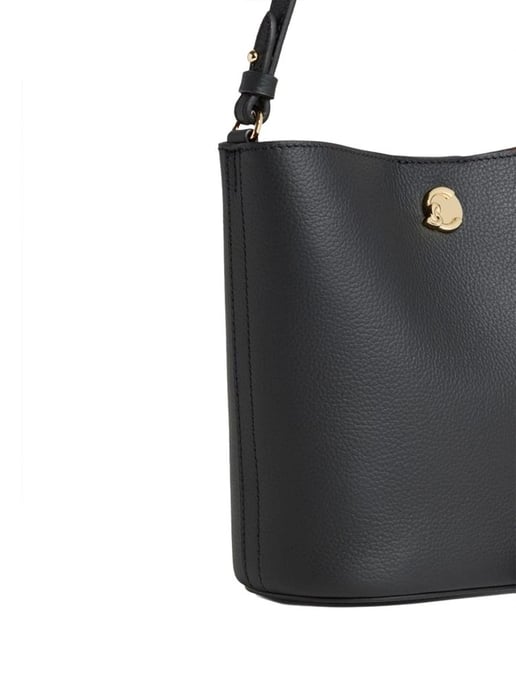 Coccinelle Bucket Bag Schwarz/Kognak - Image 3