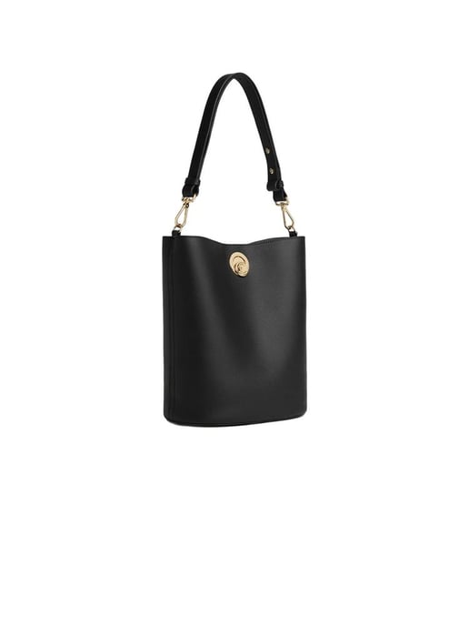 Coccinelle Bucket Bag Schwarz/Kognak - Image 2