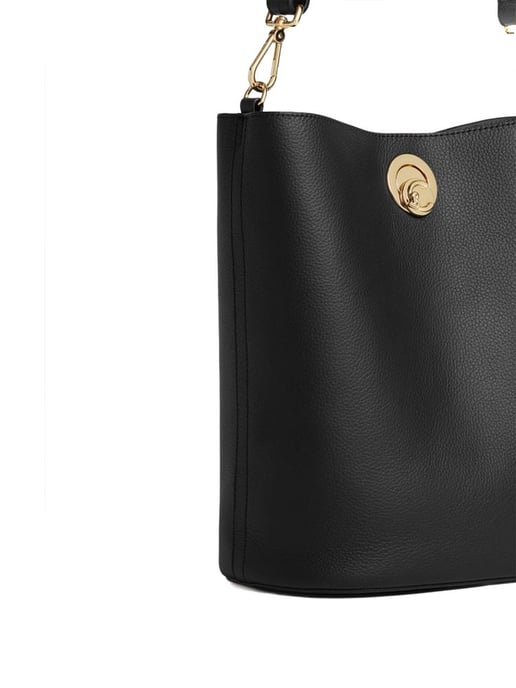 Coccinelle Bucket Bag Schwarz/Kognak - Image 4